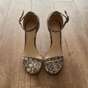 Snakeskin heels